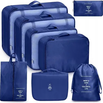 X8 ORGANIZER DO PAKOWANIA WALIZKI TORBY PODRÓŻNE CESTOVNÍ KOSTKY VODĚODOLNÉ