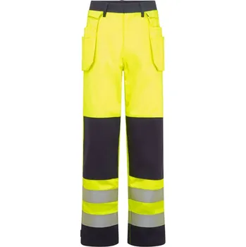 montérky PORTWEST Kalhoty FR440 Bizflame s kapsami FR Holster, Hi-Vis Contrast, reflexní POR-FR440YNRS S Žlutá/navy