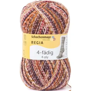 Příze Regia 4-Ply Color 4768 cardamom color (Ponožková příze Regia 4768 cardamom color)