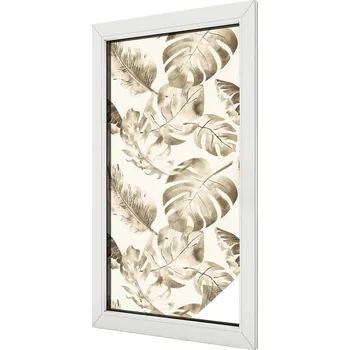 Okenní dekorace Hotová mléčná Fólie 100 x 50 cm