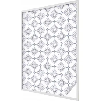 Okenní dekorace Zatemňující Fólie na okno Květinové kosočtverce 100x146