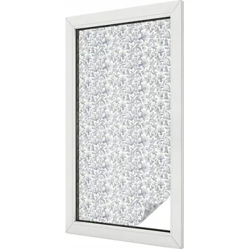 Okenní dekorace Ozdobná Fólie Mléčná Vitrážová s Motivem na Okno - Dynamický vzor 50x100 cm
