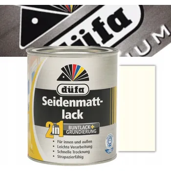 Lak na dřevo DUFA AKRYLÁTOVÝ LAK POLOMATNÝ 2V1 0,75 L RAL 9010