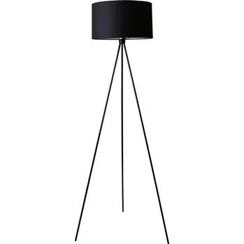 Stojací lampa Designová stojací lampa TRIANO - 1xE27, 60W, černá