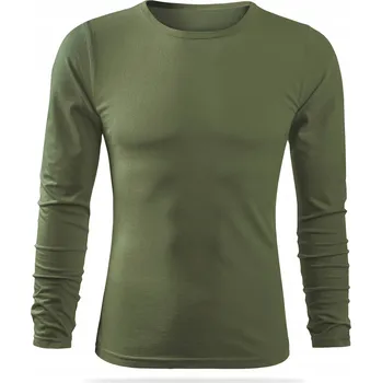 Pánské tričko Pánské outdoorové vojenské tričko FORESTMAX, khaki barva, 100% bavlna, velikost XXL