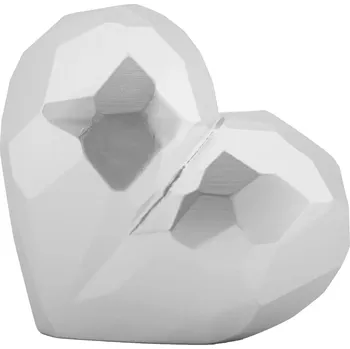 Váza Váza Heart 18 cm stříbrná