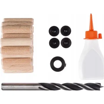 Vrták CRAFTOMAT Sada pro kolíkové spoje 8mm kolíky, vrták, značkovače, lepidlo