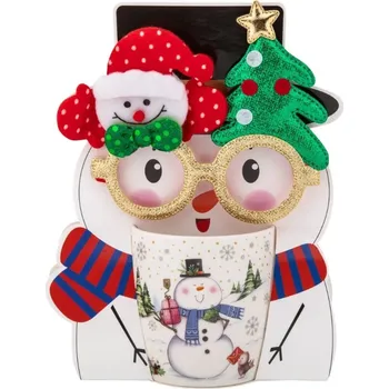 Hrnek Altom Design Sněhulák porcelán 400 ml