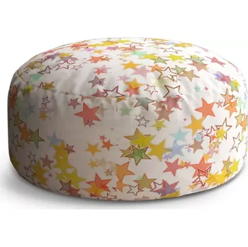 Taburet Sablio Taburet Circle Hvězdičky: 38x48 cm