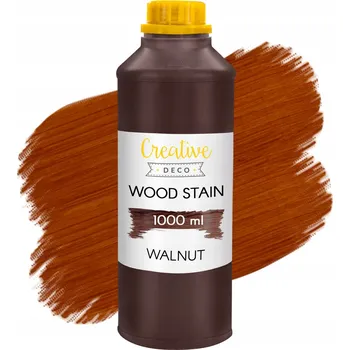 Lak na dřevo Creative Deco Lazura na dřevo, ořech, 1L