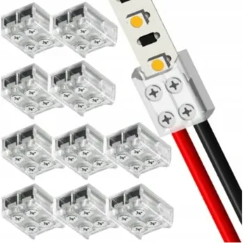 LED osvětlení Rychlospojka pro LED pásek 10mm COB, bez pájení, pro domácnost a kancelář