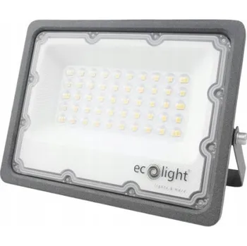 HALOGEN LED NEUTRÁLNÍ 50W 4000K 5000LM ČERNÝ ECOLIGHT IP65