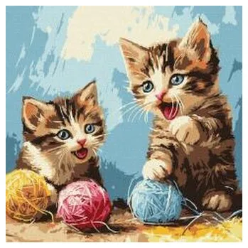 Set školních potřeb Malowania po numerach - Plątanina 30x30cm