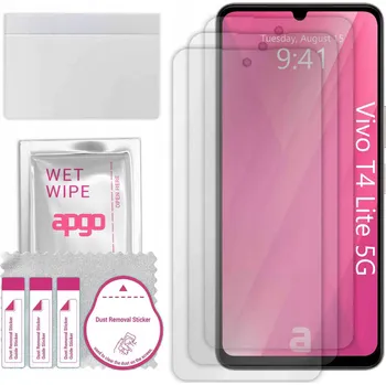 Pouzdro na mobilní telefon 3x Hydrogelová ochranná Fólie pro Vivo T4 Lite 5G