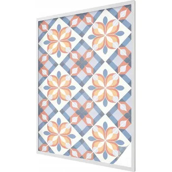 Okenní dekorace Dekorativní Mléčná Vitrážová Fólie Samolepicí Barevná symetrie 100x146