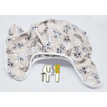 Zavinovačka Látková plena vícevrstvá ZAVINOVAČKA PUL SE SUCHÝM ZIPEM - KOČKY Plenky NappiMe