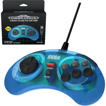 Gamepad Drátový ovladač pro konzoli Nintendo Switch, modrý