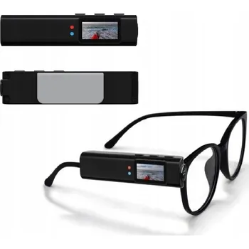 IP kamera WiFi kamera v brýlích 2,7K Full HD nahrávání ČERNÁ S110 + KARTA 64GB