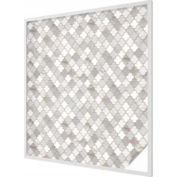 Okenní dekorace Samolepicí Mléčná Fólie na Sklo Okno - Geometrická Mozaika 100x116 cm