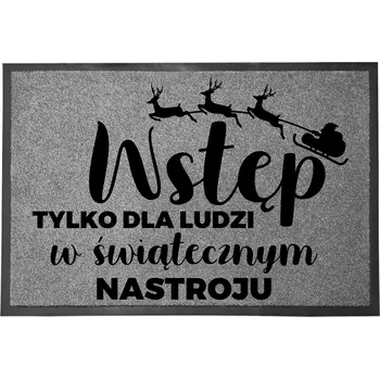 Rohožka VSTUPNÍ ROHOŽKA ŠEDÁ 40X60 VÁNOČNÍ DÁREK | VÁNOČNÍ ATMOSFÉRA