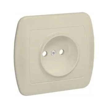 Elektrická zásuvka Elektrická Zásuvka Kontakt-simon chord béžová AG1e/12