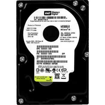 Interní pevný disk WD CAVIAR SE 300GB SATA II 7.2K 8MB 3.5" WD3000JS