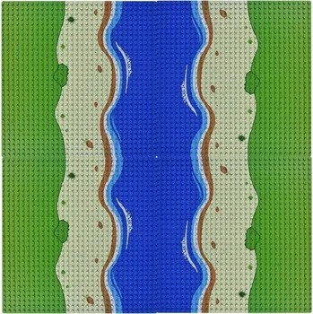 ostatní stavebnice Stavební deska pro kostky, základní, 25x25 cm, sada 4 ks