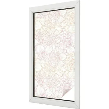 Okenní dekorace Fólie Samolepicí na vitriny Květinový vzor 50x100