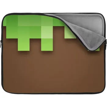 pouzdro na notebook Sablio Obal na notebook Green Blocks 2 - 17"