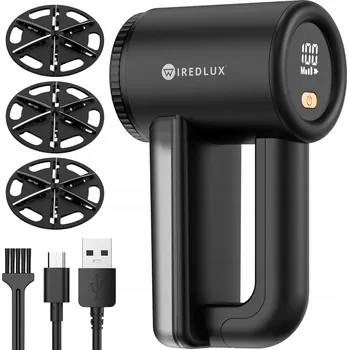 Holicí strojek HOLICÍ STROJEK LÁTKY ELEKTRICKÝ LED 6 ČEPELÍ USB-C 3 RYCHLOSTI VELKÁ NÁDOBKA