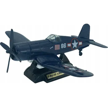 Plastikový model Letadlo Vought F-4U 1D Corsair velký model podstavec METAL Motormax 76355