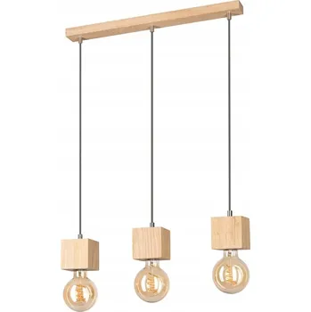 Trongo Square Závěsné svítidlo 3xE27 Max. 60W Dub Olejovaný