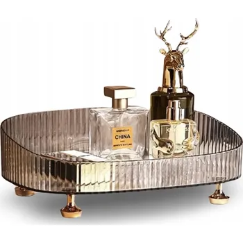 Organizér na kosmetiku STYLOVÝ PODNOS NA KOSMETIKU ORGANIZÉR DO KOUPELNY PRŮHLEDNÝ PODNOS