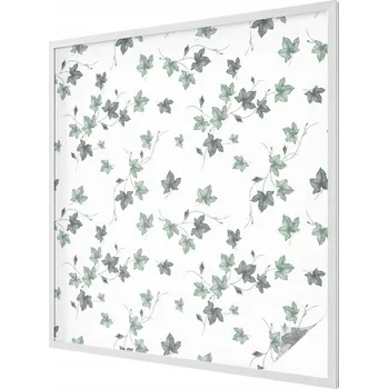 Okenní dekorace Mléčná dýha Fólie na okno Balkon Sklo Zelené popínavé rostliny 100x100