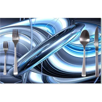 prostírání Sablio Prostírání Modrá abstrakce: 40x30cm