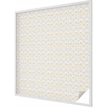 Okenní dekorace Dekorativní okenní fólie s mléčným efektem a motivem rostlinné elegance, 100x116 cm