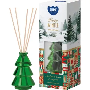 Aroma difuzér Difuzér s tyčinkami AD-002-467 Radostná zima 6 týdnů Aura