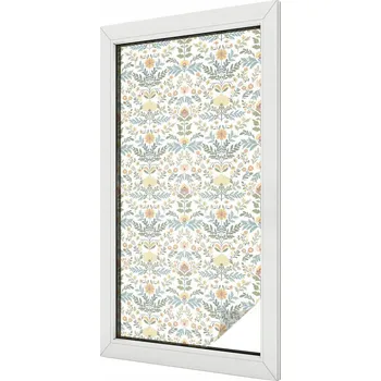 Okenní dekorace Samolepicí Okenní Fólie Mrazivá Dekorativní Květinová symetrie 50x100