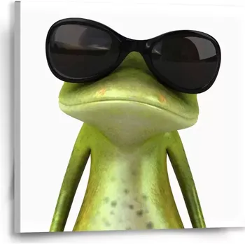 Obraz Sablio Obraz Žába v brýlích - 50x50 cm