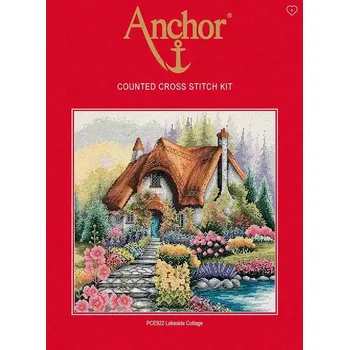 Vyšívací vzor Sada na vyšívání Chata u jezera (Vyšívání Lakeside Cottage)
