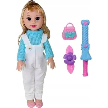 Panenka HRAČKA PANENKA 35 CM V ZAHADNICKÝCH KALHOTÁCH SADA S KABELKOU A DOPLŇKY