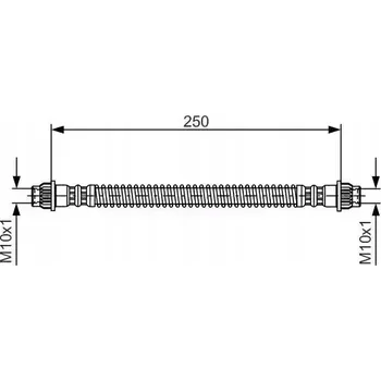 Brzdová hadice Brzdová hadice, flexibilní BOSCH 1 987 476 947