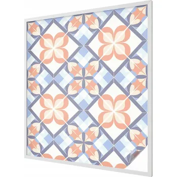 Okenní dekorace Mléčná dýha Fólie na okno Balkon Sklo Květinový vzor 100x116