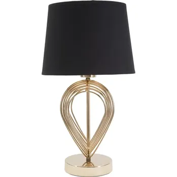 Lampička Stolní lampa Maxt 44 cm černo-zlatá