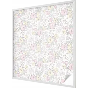 Okenní dekorace Fólie Okenní dýha Samolepicí Mléčná vitráž Květinový vzor 100x116