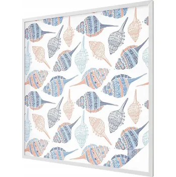 Okenní dekorace Samolepicí Okenní Fólie Matná Dekorativní Mořské mušle 100x100