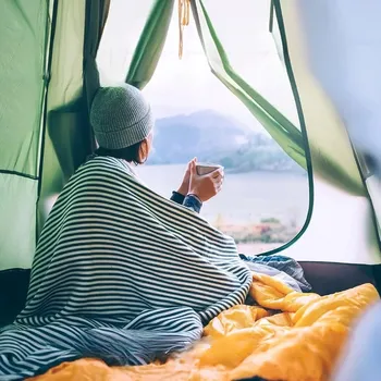 Spacák SPACÁK 220x90 TURISTICKÝ LETNÍ SE ZIPEM - TEPLÝ LEHKÝ CESTOVNÍ RŮŽOVÝ