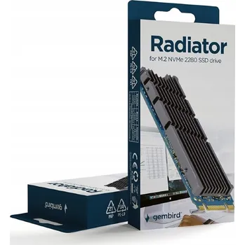 Příslušenství pro datový nosič Gembird Chladič pro SSD disk M.2 NVMe 2280