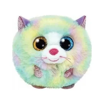 plyšák 42503-TY PUFFIES HEATHER KOČKA krásný plyšák 3+