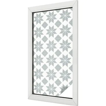 Okenní dekorace Dekorativní Fólie fólie Samolepicí geometrické hvězdy 50x100